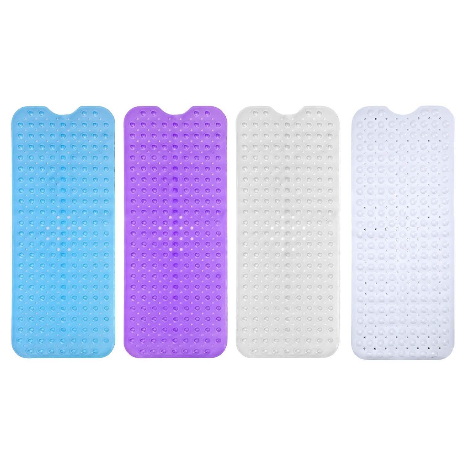 Non Slip Shower Mat Massage Anti-Bacterial with Suction Cups Bath - Tophatter Daily Deals