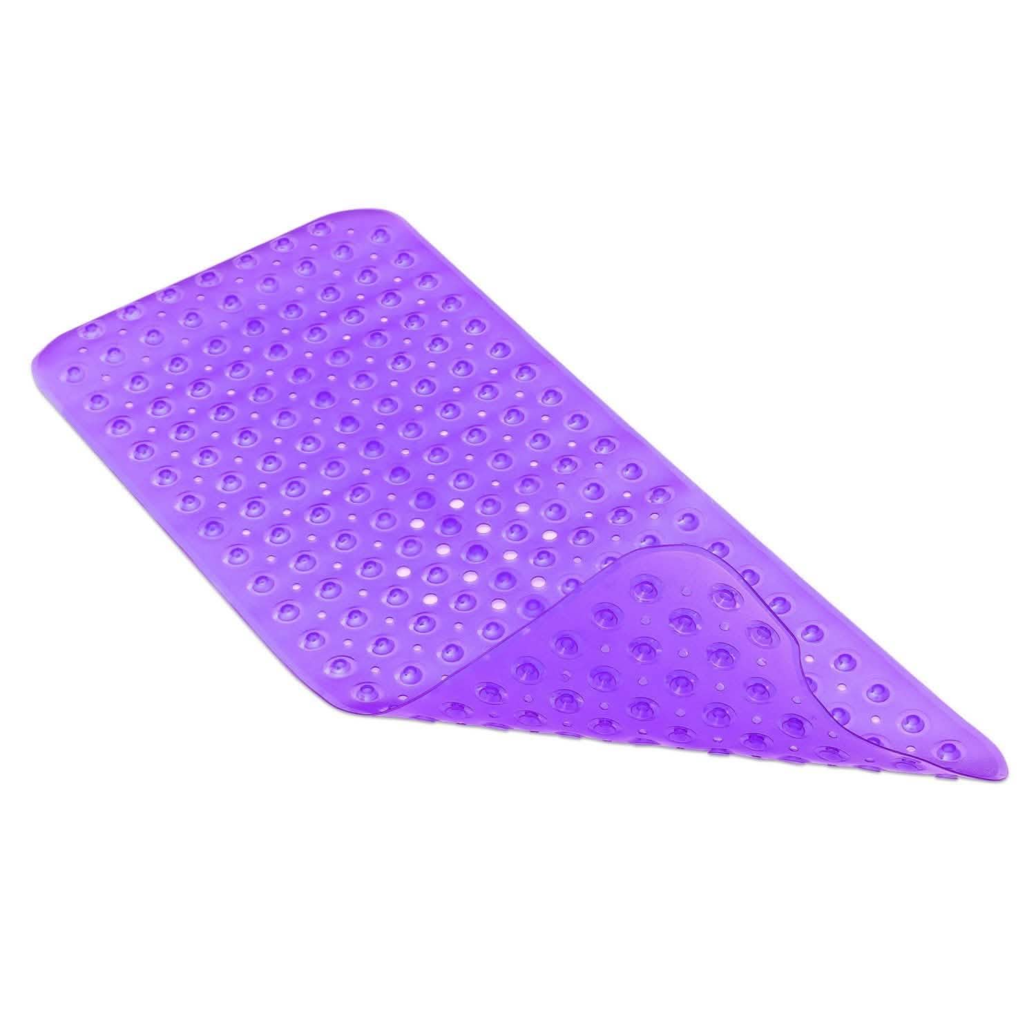 Non Slip Shower Mat Massage Anti-Bacterial with Suction Cups Bath - Tophatter Daily Deals
