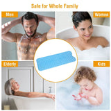Non Slip Shower Mat Massage Anti-Bacterial with Suction Cups Bath - Tophatter Daily Deals