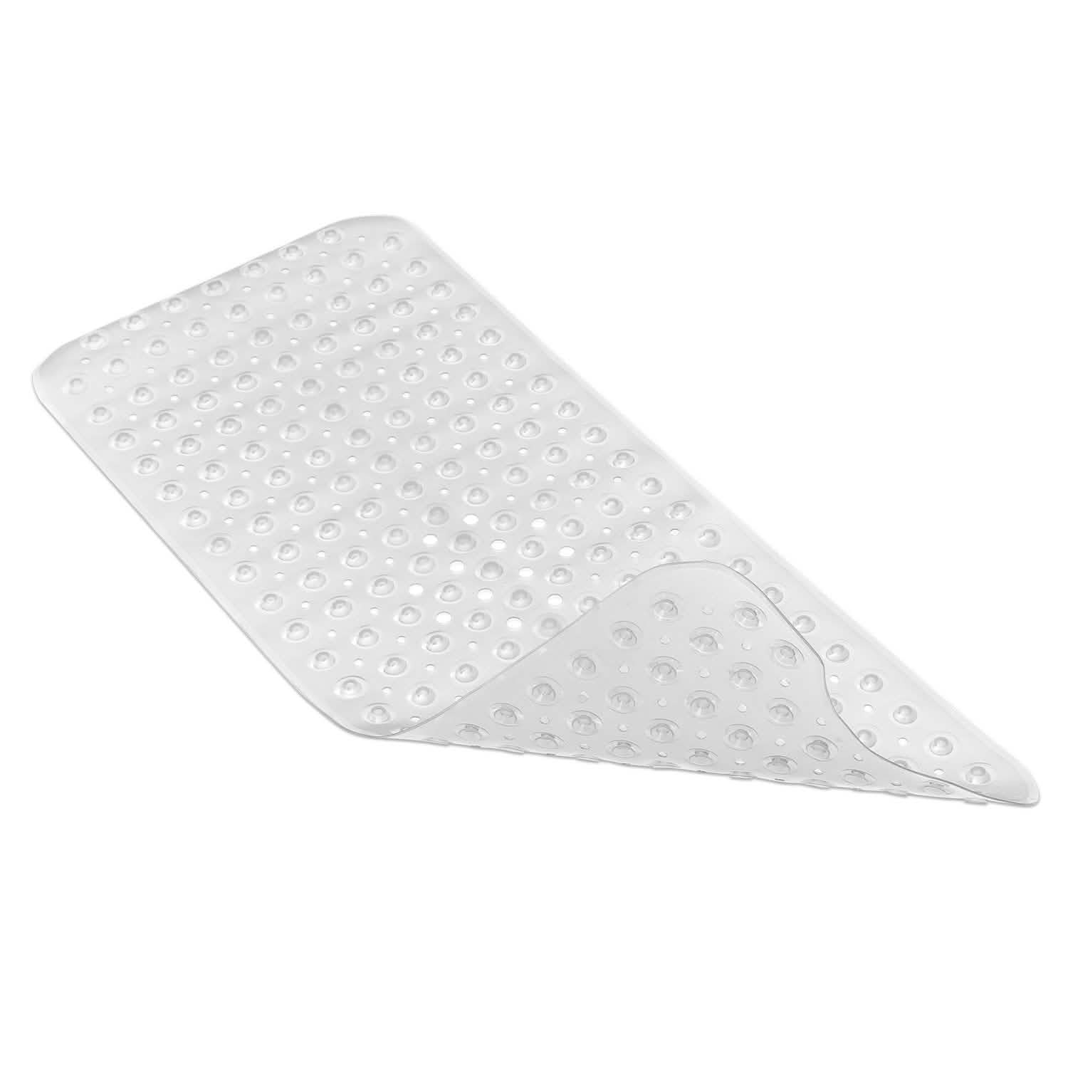 Non Slip Shower Mat Massage Anti-Bacterial with Suction Cups Bath - Tophatter Daily Deals