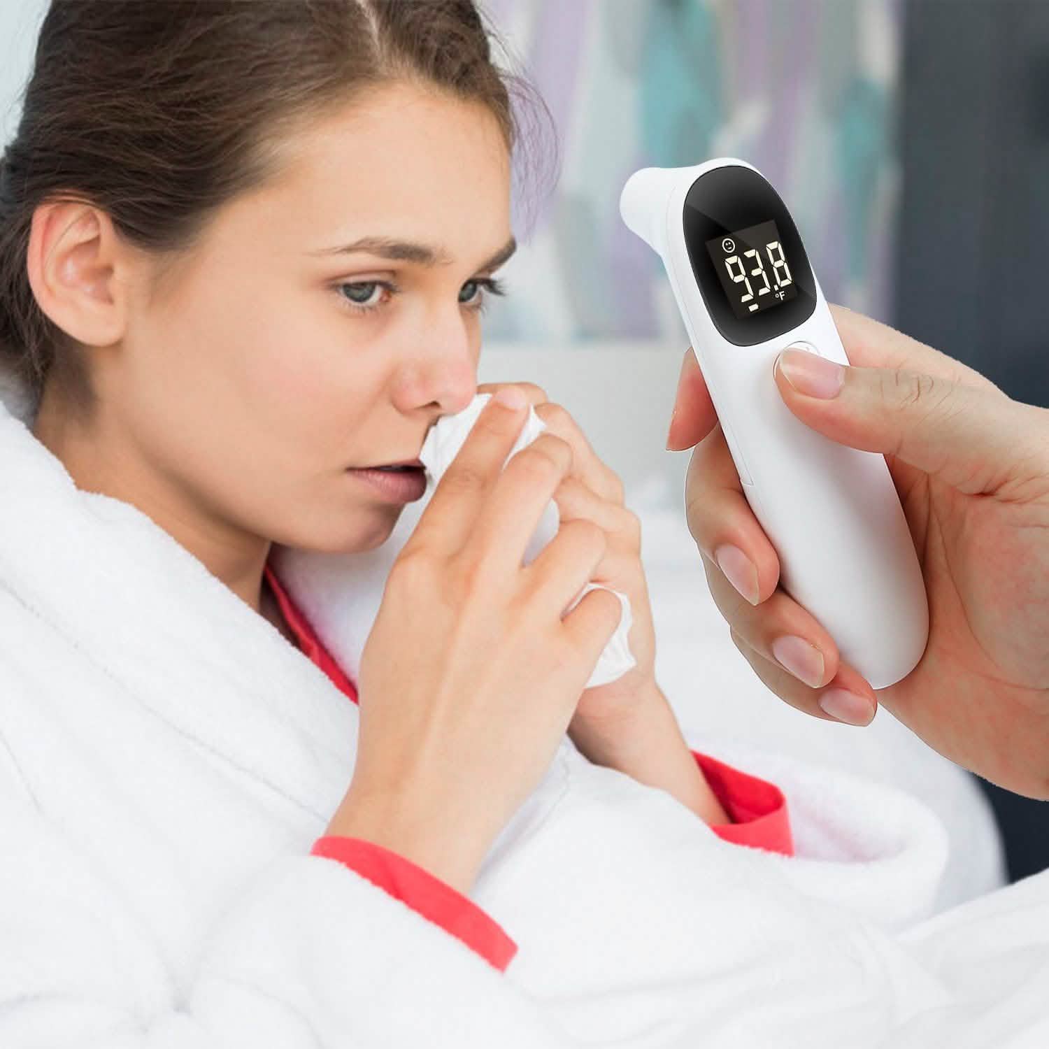 Noncontact Digital Infrared Thermometer Face Masks & PPE - Tophatter Daily Deals