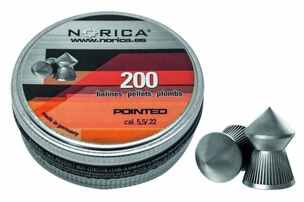 NORICA 5.5MM POINTED- 200'S - Tophatter's Army Deals BULLETS - Tophatter Daily Deals