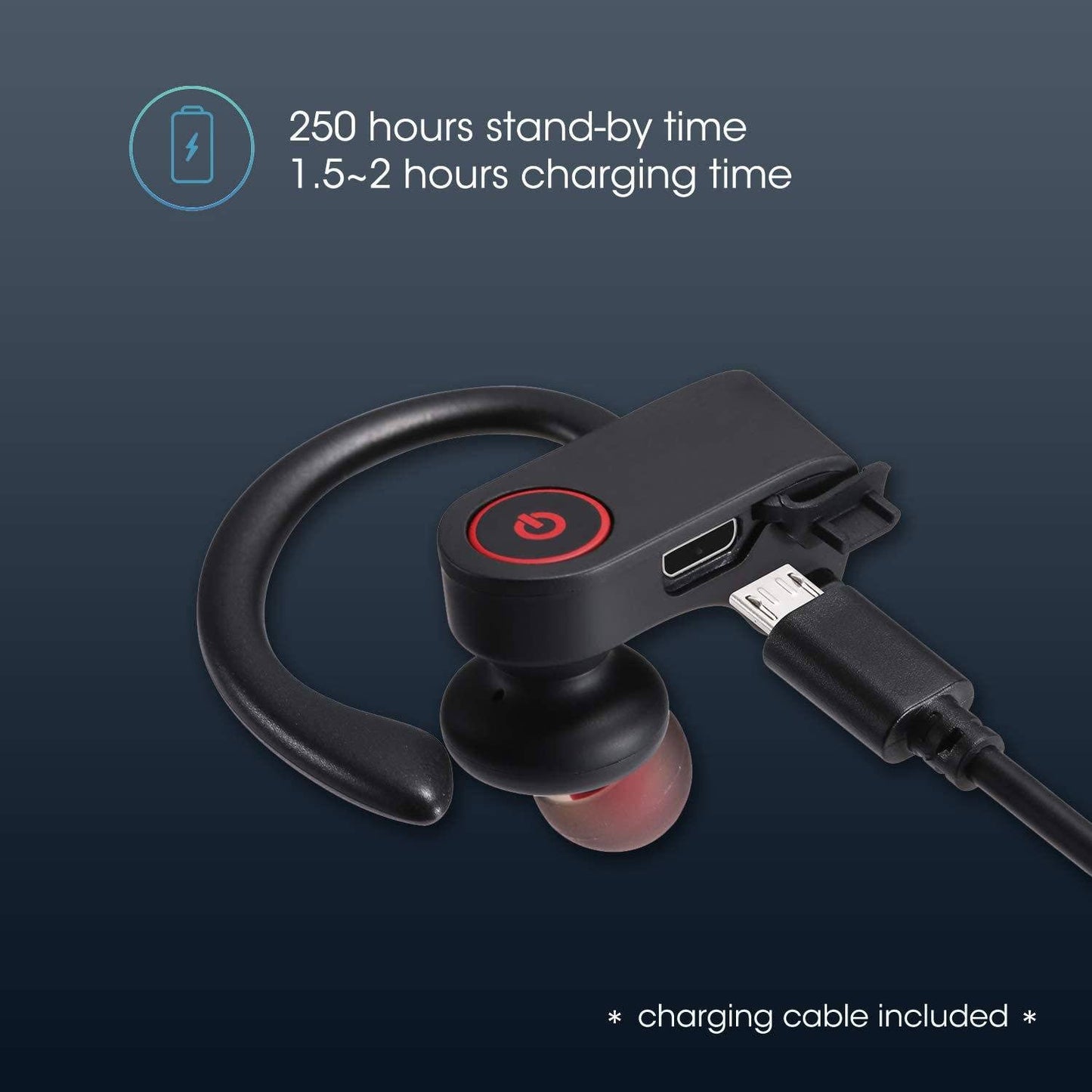 NP11 Wireless Earphones Bluetooth in-Ear Headphones with Mic In-Ear Headphones - Tophatter Daily Deals