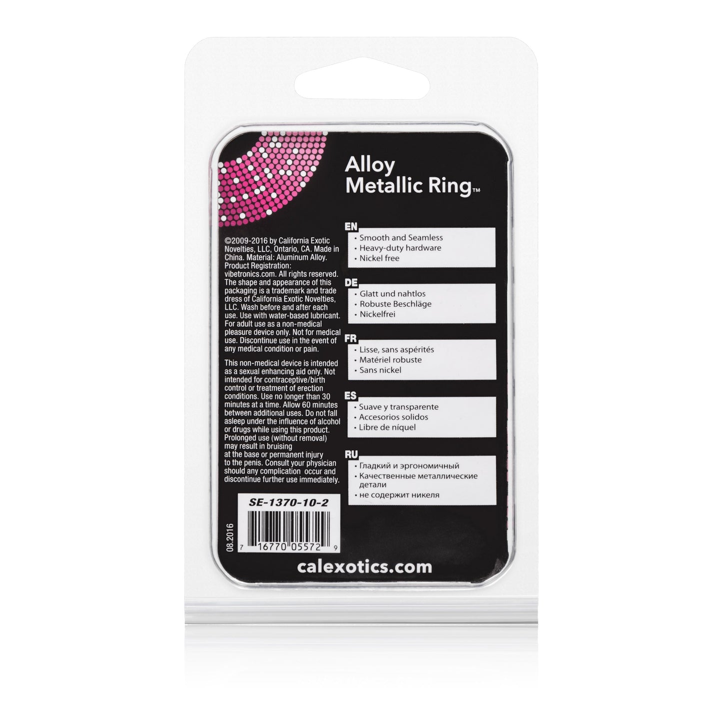 CalExotics Alloy Metallic Extra Large – Smooth Seamless Cock Ring > Cock Ring > Metal - Tophatter Daily Deals