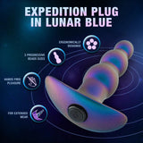 Anal Adventures Matrix Expedition Plug (Lunar Blue) – Beginner-Friendly Anal Trainer > Anal Range > Butt Plugs - Tophatter Daily Deals