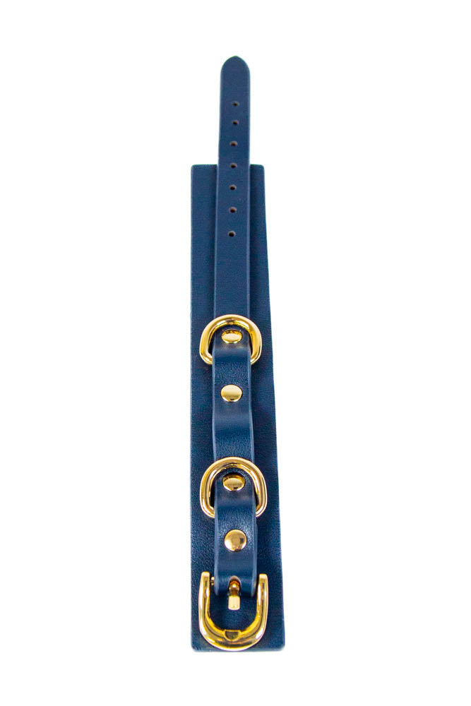 NS Novelties - Bondage Couture - Wrist Cuffs - Blue BDSM - Tophatter Daily Deals