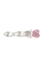 NS Novelties - Crystal - Heart of Glass Dildo - Clear/Pink Sex Toy - Tophatter Daily Deals