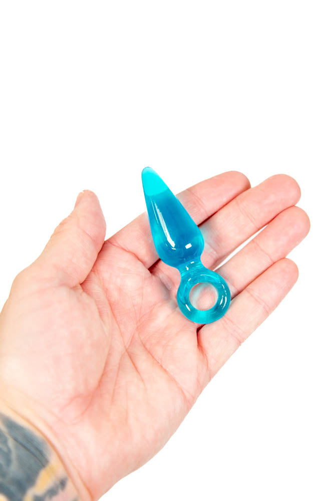 NS Novelties - Jolie - Pleasures Mini Butt Plug - Aqua Sex Toy - Tophatter Daily Deals