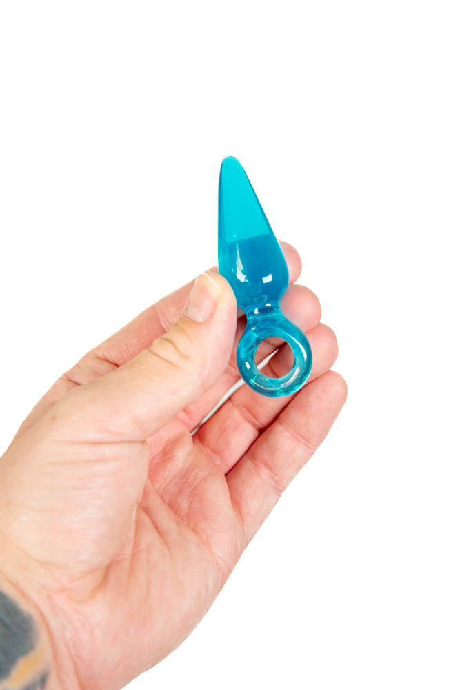 NS Novelties - Jolie - Pleasures Mini Butt Plug - Aqua Sex Toy - Tophatter Daily Deals