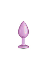 NS Novelties - Rear Assets - Iridescent Aluminum Butt Plug Medium Pink Sex Toy - Tophatter Daily Deals