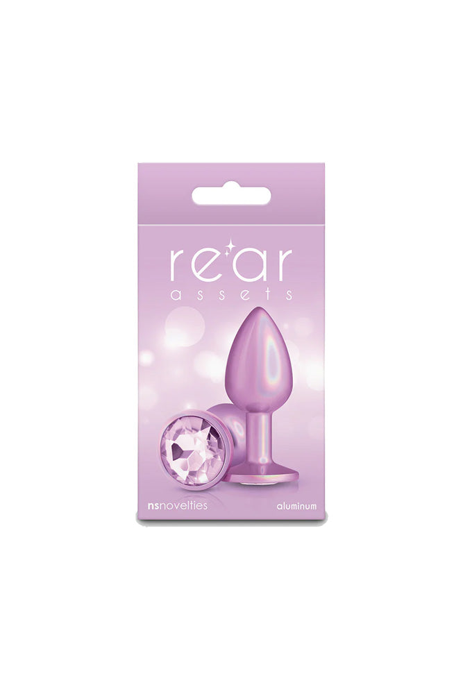 NS Novelties - Rear Assets - Iridescent Aluminum Butt Plug Sex Toy - Tophatter Daily Deals
