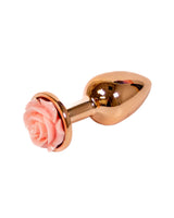 NS Novelties - Rear Assets - Aluminum Rose Butt Plug - Gold/Pink - Small - 3 Inch Sex Toy - Tophatter Daily Deals