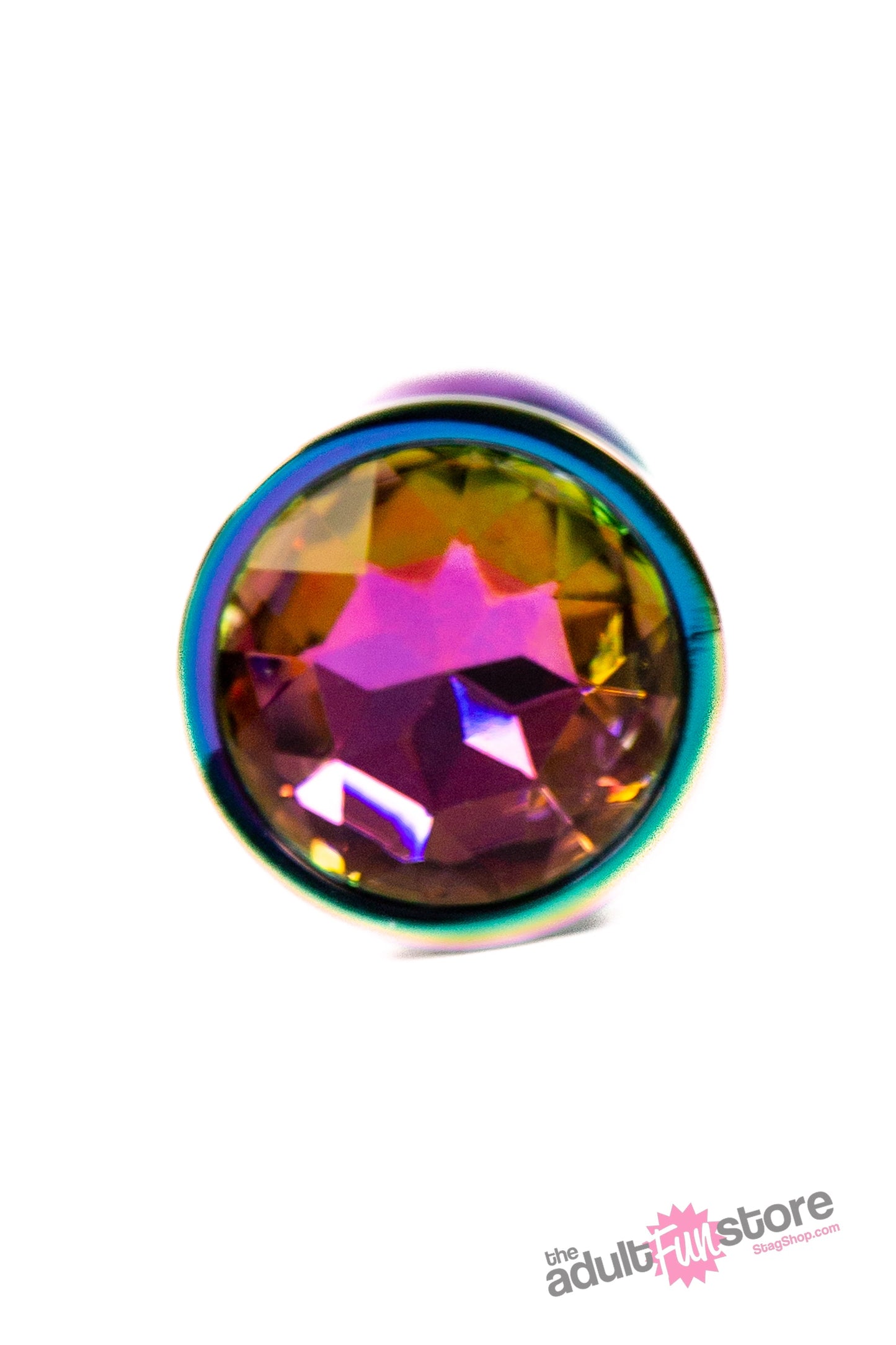 NS Novelties - Rear Assets - Small Aluminum Butt Plug - Multicolour/Rainbow Sex Toy - Tophatter Daily Deals