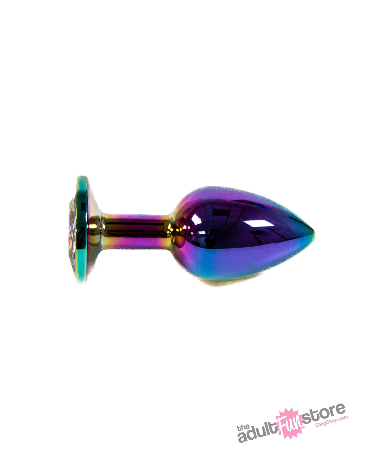 NS Novelties - Rear Assets - Small Aluminum Butt Plug - Multicolour/Rainbow Sex Toy - Tophatter Daily Deals