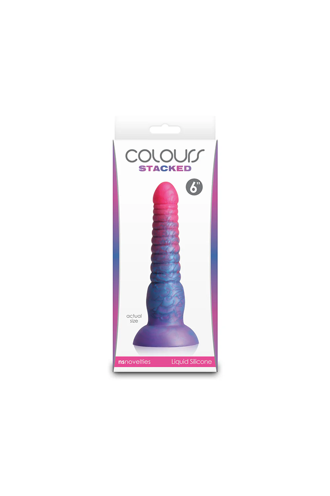 NS Novelties - Colours - Stacked 6" Dildo Sex Toy - Tophatter Daily Deals