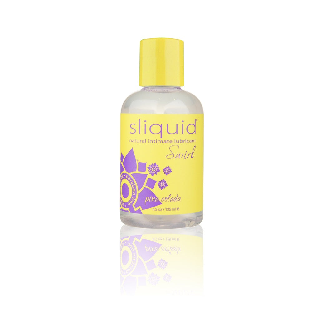 Sliquid Naturals Swirl (Blue Raspberry) – 125ml Vegan Flavored Lubricant > Lube > Flavoured - Tophatter Daily Deals