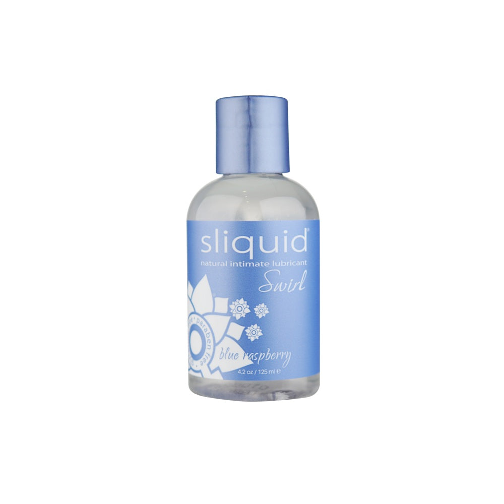 Sliquid Naturals Swirl (Blue Raspberry) – 125ml Vegan Flavored Lubricant > Lube > Flavoured - Tophatter Daily Deals
