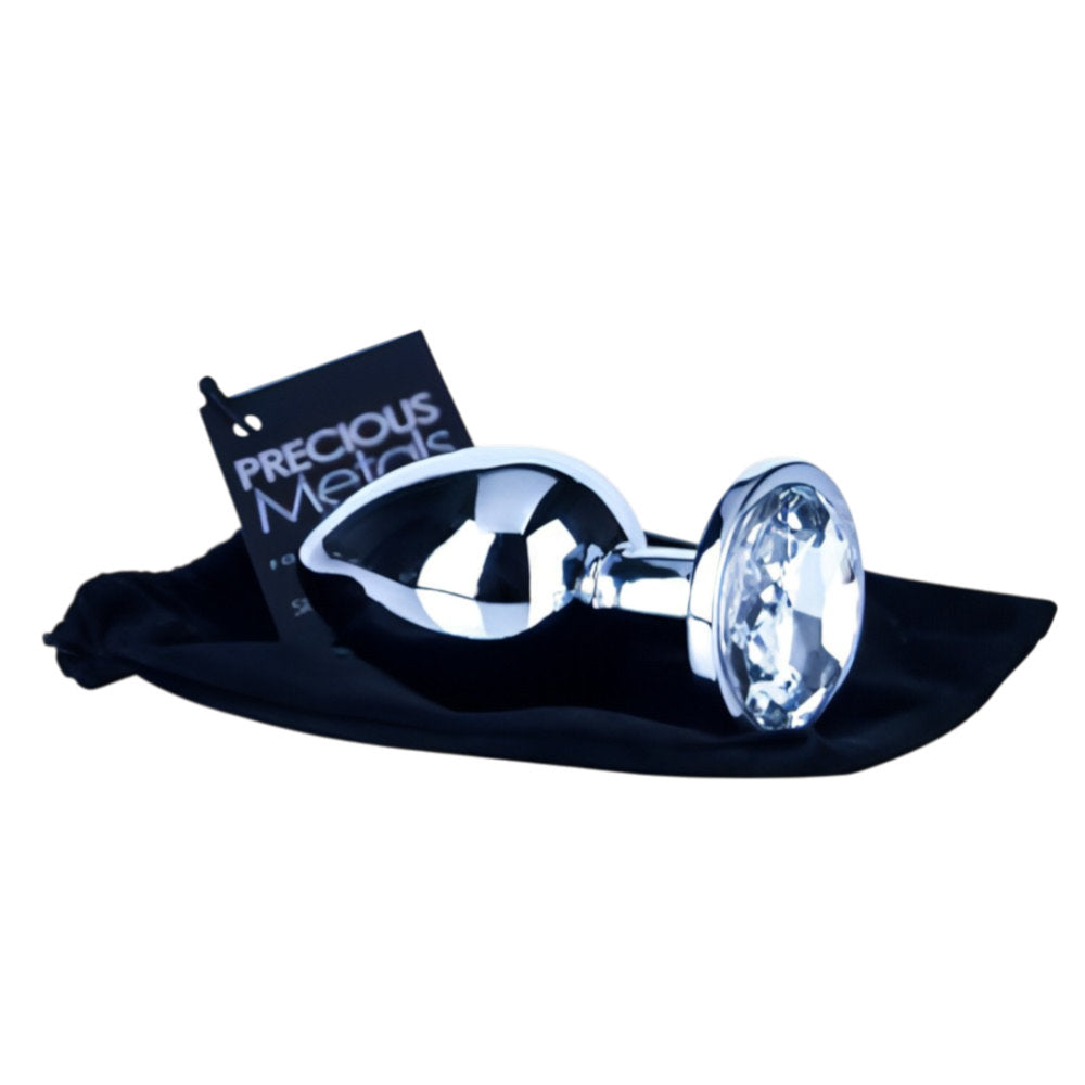 Precious Metals Silver Butt Plug (Small) – Luxury Butt Plug > Anal Range > Butt Plugs - Tophatter Daily Deals