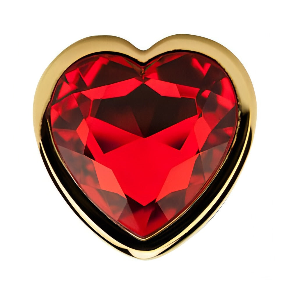 Precious Metals Heart Shaped Jewelled Butt Plug > Anal Range > Jewel Butt Plugs - Tophatter Daily Deals