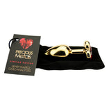 Precious Metals Heart Shaped Jewelled Butt Plug > Anal Range > Jewel Butt Plugs - Tophatter Daily Deals