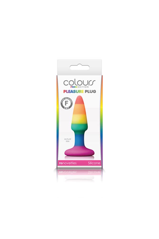 NS Novelties - Colours - Pride Edition - Pleasure Butt Plug - Assorted Sizes Sex Toy - Tophatter Daily Deals