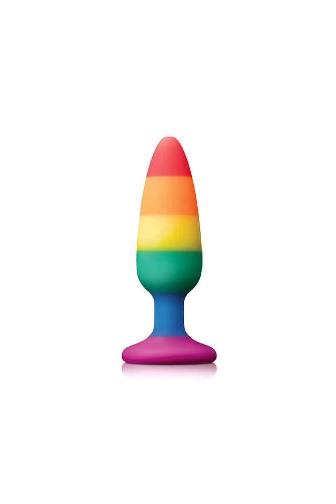 NS Novelties - Colours - Pride Edition - Pleasure Butt Plug - Assorted Sizes Rainbow Medium Sex Toy - Tophatter Daily Deals