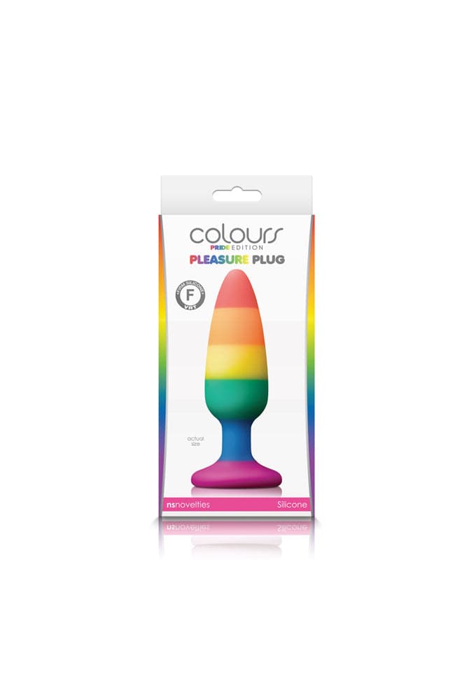 NS Novelties - Colours - Pride Edition - Pleasure Butt Plug - Assorted Sizes Sex Toy - Tophatter Daily Deals