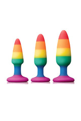 NS Novelties - Colours - Pride Edition - Pleasure Butt Plug - Assorted Sizes Sex Toy - Tophatter Daily Deals