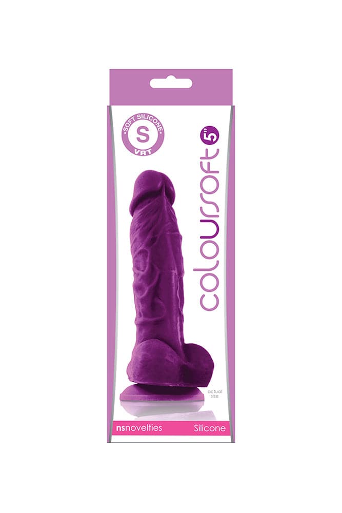 NS Novelties - Coloursoft - 5 Inch Soft Dildo - Assorted Colors Sex Toy - Tophatter Daily Deals