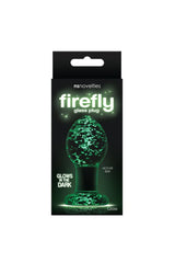 NS Novelties - Firefly - Glass Butt Plug - Glow-In-The-Dark/Clear - Assorted Sizes Sex Toy - Tophatter Daily Deals