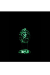 NS Novelties - Firefly - Glass Butt Plug - Glow-In-The-Dark/Clear - Assorted Sizes Clear Large Sex Toy - Tophatter Daily Deals