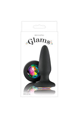 NS Novelties - Glams - Rainbow Gem Butt Plug - Black Sex Toy - Tophatter Daily Deals