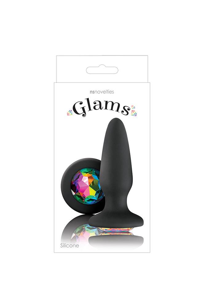NS Novelties - Glams - Rainbow Gem Butt Plug - Black Sex Toy - Tophatter Daily Deals