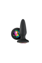 NS Novelties - Glams - Rainbow Gem Butt Plug - Black Sex Toy - Tophatter Daily Deals