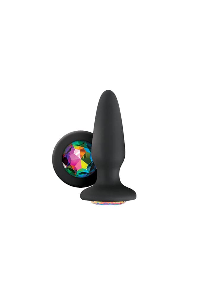NS Novelties - Glams - Rainbow Gem Butt Plug - Black Sex Toy - Tophatter Daily Deals