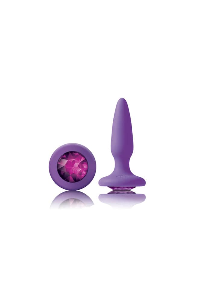 NS Novelties - Glams - Mini Gem Butt Plug - Assorted Colors Purple Sex Toy - Tophatter Daily Deals