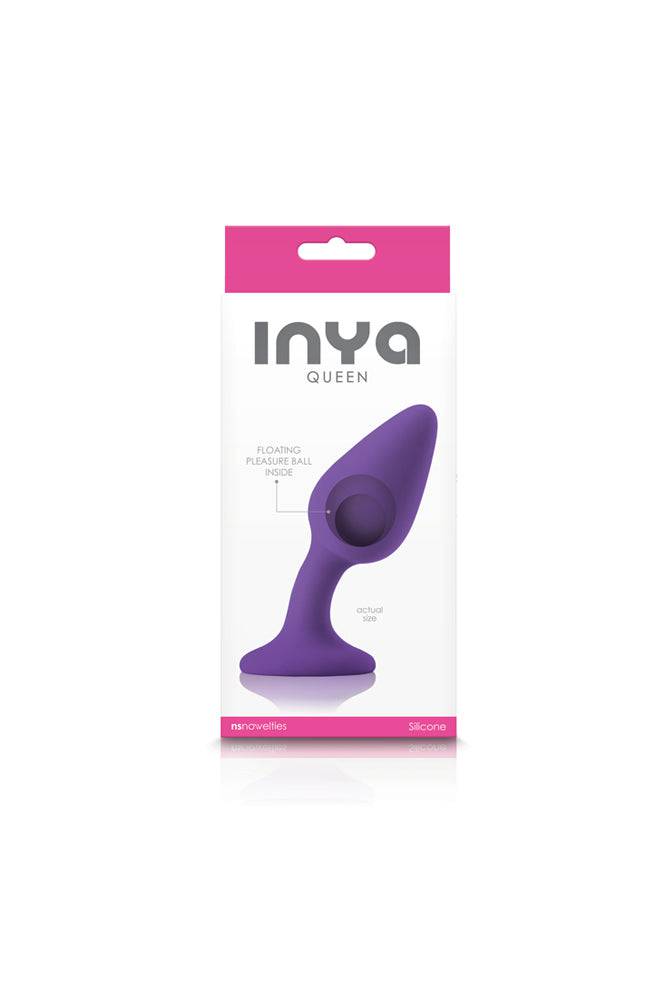 NS Novelties - INYA - Queen Weighted Butt Plug - Purple Sex Toy - Tophatter Daily Deals
