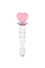 NS Novelties - Crystal - Heart of Glass Dildo - Clear/Pink Sex Toy - Tophatter Daily Deals