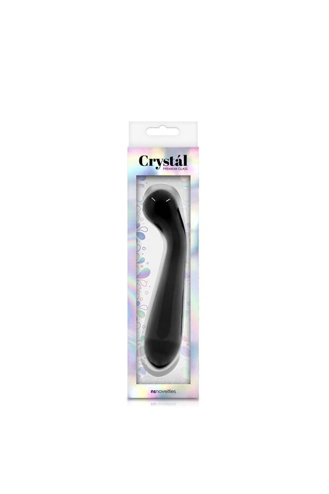 NS Novelties - Crystal - Glass G-Spot Wand - Charcoal Sex Toy - Tophatter Daily Deals