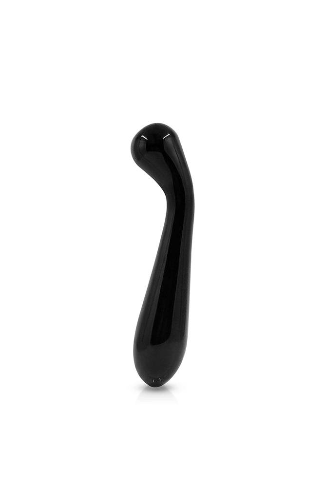 NS Novelties - Crystal - Glass G-Spot Wand - Charcoal Sex Toy - Tophatter Daily Deals