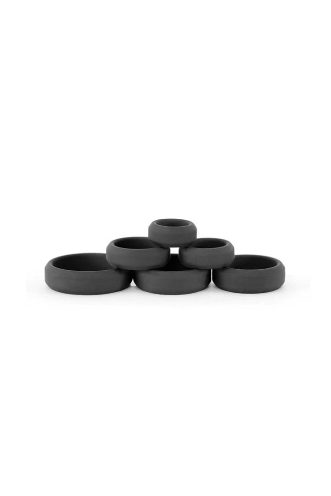 NS Novelties - Renegade - Build-A-Cage Cock Ring Set - Black BDSM - Tophatter Daily Deals