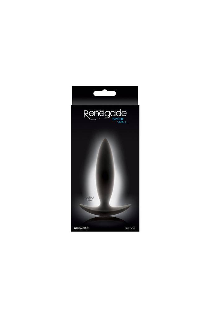 NS Novelties - Renegade - Spade Butt Plug - Black - Assorted Sizes Sex Toy - Tophatter Daily Deals