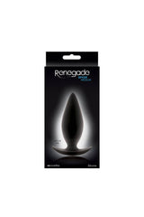 NS Novelties - Renegade - Spade Butt Plug - Black - Assorted Sizes Sex Toy - Tophatter Daily Deals