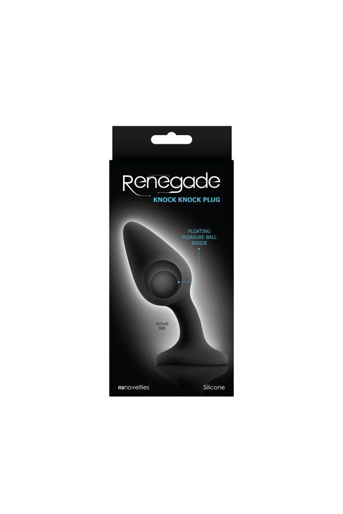 NS Novelties - Renegade - Knock Knock Weighted Butt Plug - Assorted Colors Sex Toy - Tophatter Daily Deals