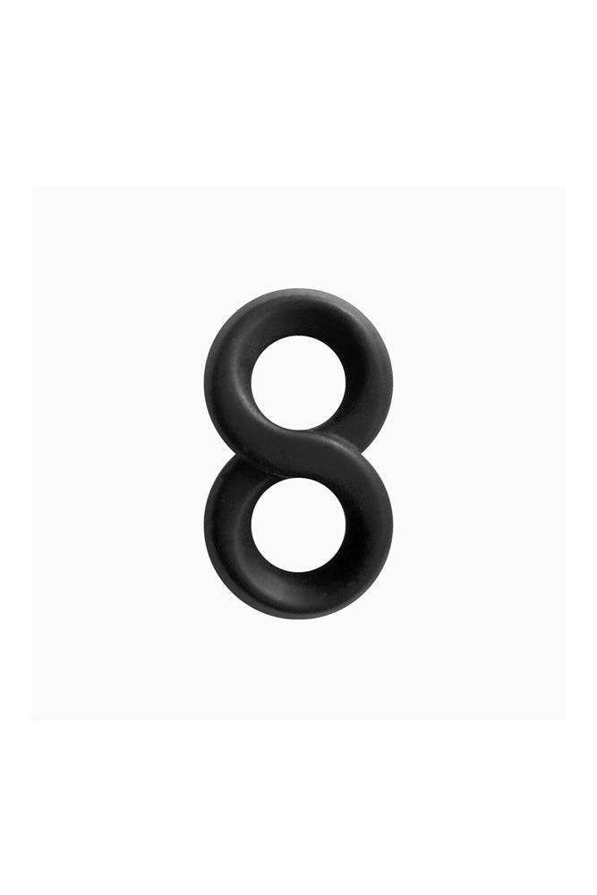 NS Novelties - Renegade - Infinity Cock Ring - Black Sex Toy - Tophatter Daily Deals