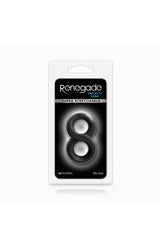 NS Novelties - Renegade - Infinity Cock Ring - Black Sex Toy - Tophatter Daily Deals