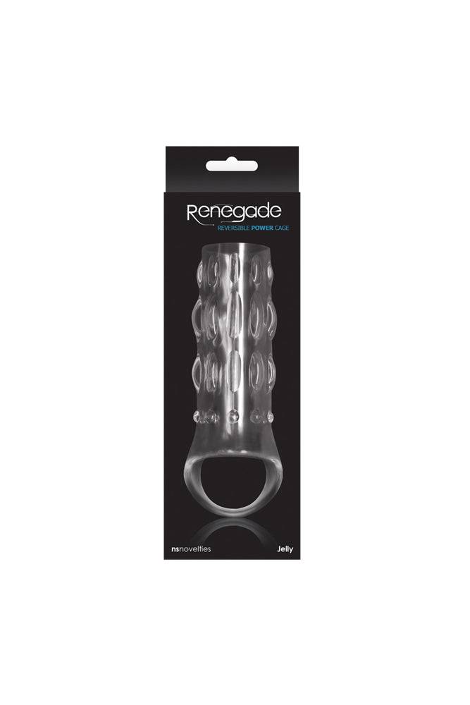 NS Novelties - Renegade - Reversible Power Cock Cage - Clear Sex Toy - Tophatter Daily Deals