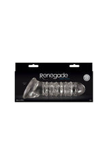NS Novelties - Renegade - Ribbed Sleeve - Clear Sex Toy - Tophatter Daily Deals
