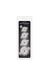 NS Novelties - Renegade - Vitality Cock Rings - Clear Sex Toy - Tophatter Daily Deals