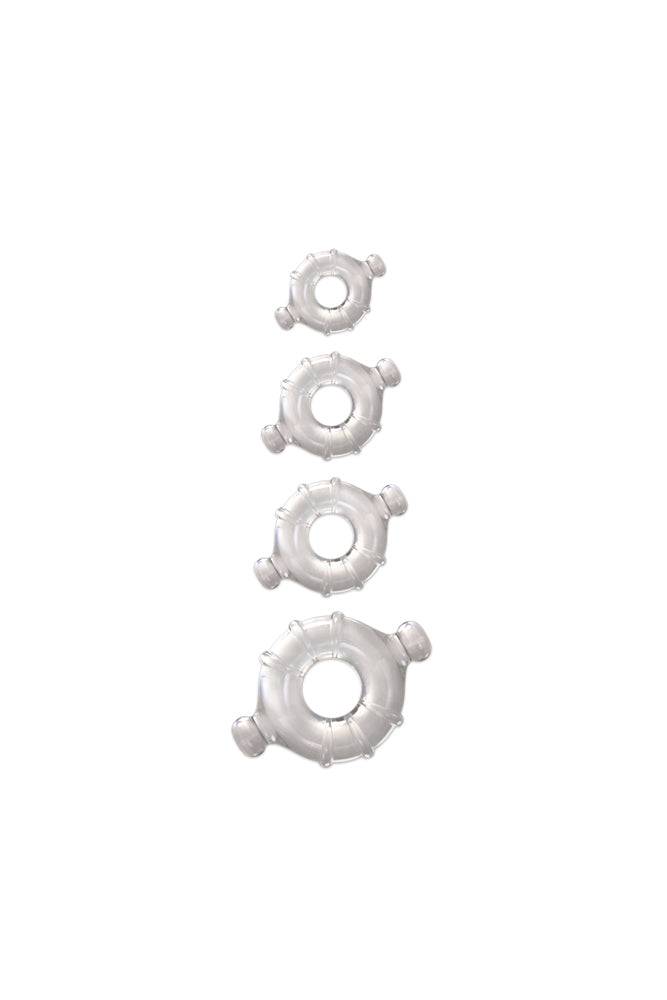 NS Novelties - Renegade - Vitality Cock Rings - Clear Sex Toy - Tophatter Daily Deals